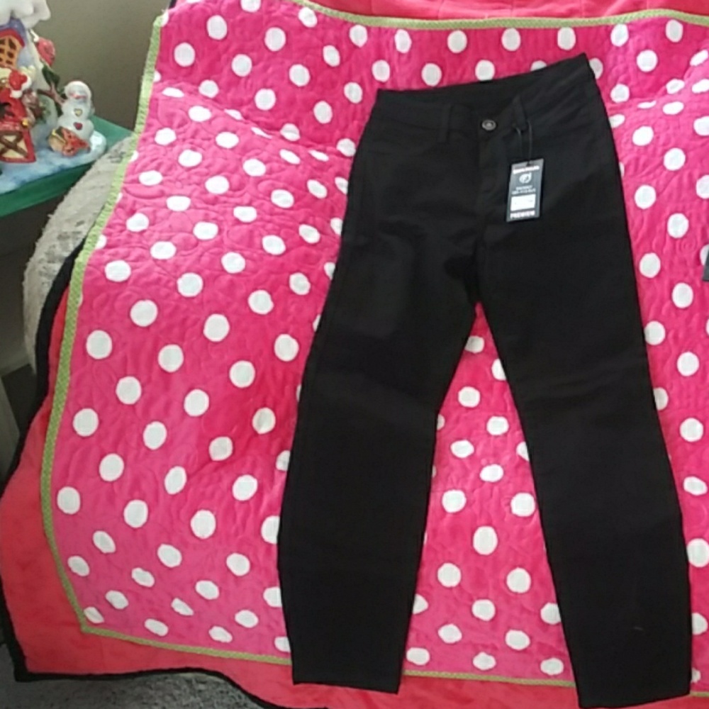Denim fueled black size 3 pants